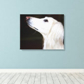 Toile Saluki se lève (Insitu (Plancher de Bois))