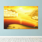 Toile "Salut" - Moyen-Orient, Orient Sunset Peinture (Insitu (Plancher de Bois))