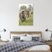 Toile Salutation de l'éléphant d'Asie indien (Insitu(Chambre))