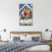 Toile Salutation de NoëlFenêtre Escalade de Noël (Insitu(Chambre))
