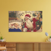 Toile Salutation de NoëlOrnements de repos du Père Noël (Insitu(Salon))