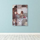 Toile Salutation silencieuse (par Lawrence Alma-Tadema) (Insitu (Plancher de Bois))