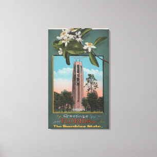 Toile Salutations de la Floride et de l'image du chant