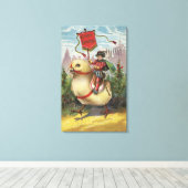 Toile Salutations de PâquesPrince au sommet d'un poussin (Insitu (Plancher de Bois))