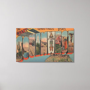 Toile Salutations du grand sud-ouest