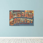 Toile Salutations du pays indien du sud-ouest (Insitu (Plancher de Bois))