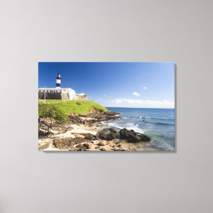 Toile Salvador, Brésil. Porto da Barra et le