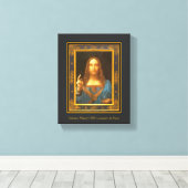 Toile Salvator Mundi 1500 Leonardo da Vinci (Insitu (Plancher de Bois))