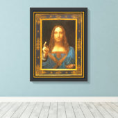 Toile Salvator Mundi 1500 Leonardo da Vinci Canvas Impri (Insitu (Plancher de Bois))