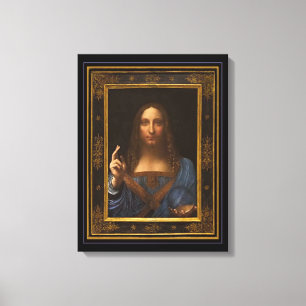 Toile Salvator Mundi 1500 Leonardo da Vinci Canvas Impri