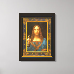 Toile Salvator Mundi c 1500 Leonardo da Vinci