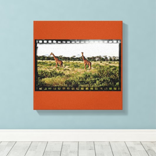 Toile Samburu Giraffes (Insitu (Plancher de Bois))