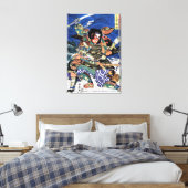 Toile samouraï, guerrier cool oriental (Insitu(Chambre))