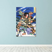 Toile samouraï, guerrier cool oriental (Insitu (Plancher de Bois))