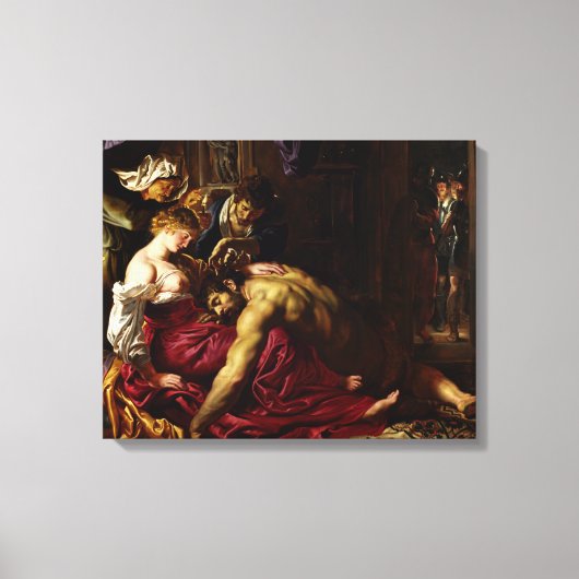 Toile Samson et Delilah par Peter Paul Rubens (Recto)