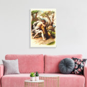 Toile Samson Et Le Lion (Insitu(Salon))