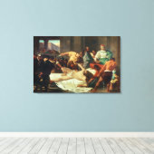 Toile Samson trahi par Delilah (huile sur toile) (Insitu (Plancher de Bois))