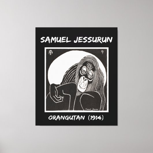Toile Samuel Jessurun Orangutan (1914) (Recto)