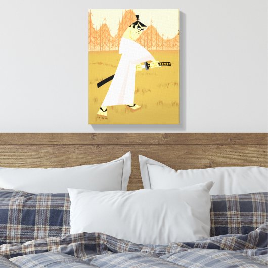 Toile Samurai Jack Dessiner l'épée (Insitu(Chambre))