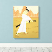 Toile Samurai Jack Dessiner l'épée (Insitu (Plancher de Bois))