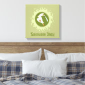 Toile Samurai Jack Leaping Graphic (Insitu(Chambre))