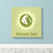 Toile Samurai Jack Leaping Graphic (Insitu (Plancher de Bois))