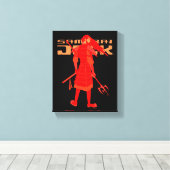 Toile Samurai Jack Red Warrior Graphic (Insitu (Plancher de Bois))