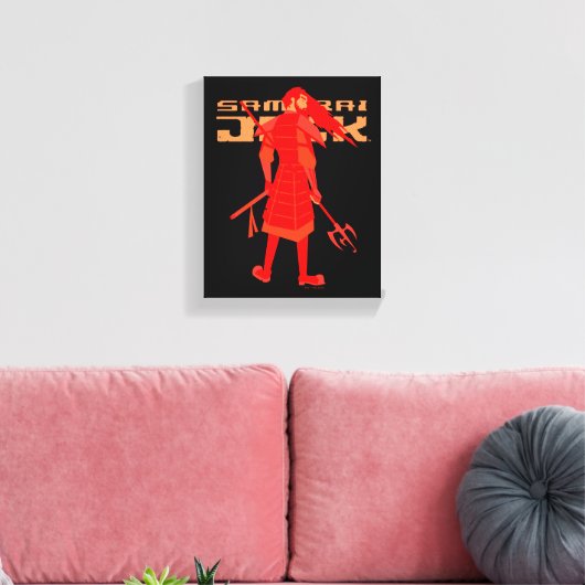 Toile Samurai Jack Red Warrior Graphic (Insitu(Salon))