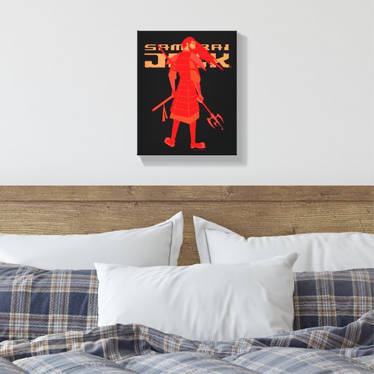 Toile Samurai Jack Red Warrior Graphic (Insitu(Chambre))