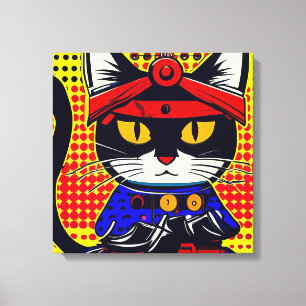 Toile Samurai Kitty #2