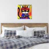 Toile Samurai Kitty #2 (Insitu(Chambre))