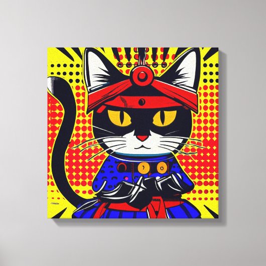 Toile Samurai Kitty #2 (Recto)