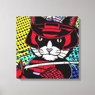 Toile Samurai Kitty #4