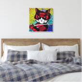 Toile Samurai Kitty #4 (Insitu(Chambre))