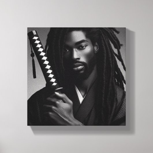 Toile Samurai noir (Recto)