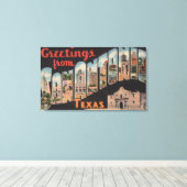 Toile San Antonio, Texas - Scènes de grandes lettres (Insitu (Plancher de Bois))