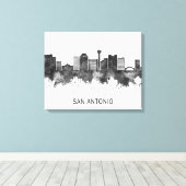 Toile San Antonio Texas Skyline (Insitu (Plancher de Bois))