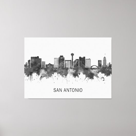 Toile San Antonio Texas Skyline (Recto)