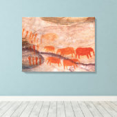 Toile San, Bushman Rock Art, Cederberg Wilderness (Insitu (Plancher de Bois))