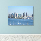 TOILE SAN DIEGO, CA #1 IMPRIMER CANVAS (Insitu (Plancher de Bois))