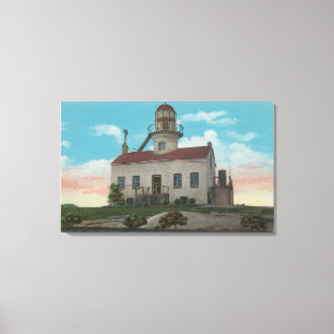 Toile San Diego, CA - Ancien phare espagnol à