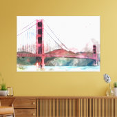Toile San Francisco, CA - Golden Gate Bridge Grande horl (Insitu(Salon))