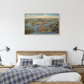 Toile San Francisco, CAAerial View from West (Insitu(Chambre))