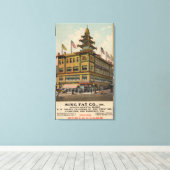 Toile San Francisco, CAChinatown AdSing Fat Co. (Insitu (Plancher de Bois))