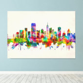 Toile San Francisco California Skyline (Insitu (Plancher de Bois))