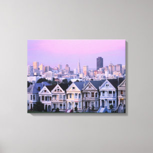 Toile San Francisco, Californie. Vue sur le Victoria