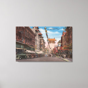 Toile San Francisco, CAView de rue principale de