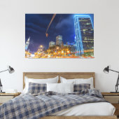 Toile San Francisco Cityscape à la nuit (Insitu(Chambre))