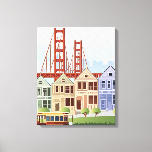 Toile San Francisco | Les Dames Peintes (Recto)