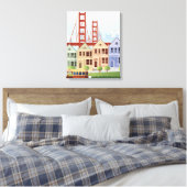 Toile San Francisco | Les Dames Peintes (Insitu(Chambre))